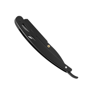Rasoir droit professionnel avec manche métallique, personnalisable, pour barbier, rasoir de rasage de la nuque - Product Image 4