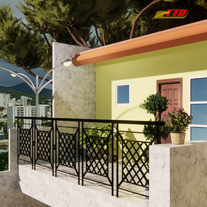 Barandilla de Balcón Decorativa de Hierro Forjado: Pasamanos de Diseño Exquisito para Crear una Entrada Impresionante y un Aspecto Exterior Majestuoso - Product Image 6