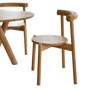 Ensemble de salle à manger scandinave en bois massif, table ovale moderne avec 6 chaises, meubles durables pour la salle à manger - Product Image 5