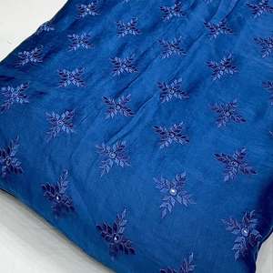 Tela de bordado malté, telas textiles, tela de encaje, tela de organza para marcas de moda, abastecimiento de prendas de vestir, venta al por mayor, exportación a granel, compra - Product Image 2