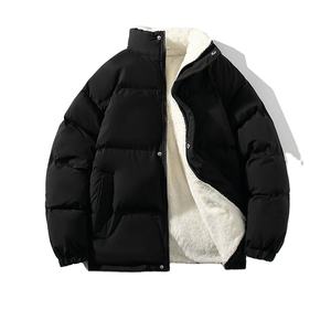 Chaqueta de Invierno para Hombre, Ligera, de Lona, con Capucha y Cuello Alto, Personalizable, de Alta Calidad, con Bordado Frontal, Transpirable, Modelo 2026 - Product Image 4