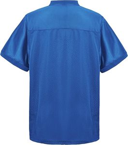 Camiseta Deportiva de Poliéster Azul, Manga Corta, Ligera, para Hombre y Mujer, Tipo de Cierre: Elástico - Product Image 3