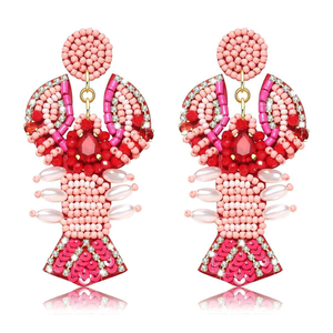 Pendientes de Moda de Alta Gama Hechos a Mano con Cuentas de Semillas Tejidas a Crochet, Multicolores, Joyería Artificial para Mujer - Product Image 5