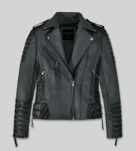 Chaqueta de Cuero Nueva a la Moda para Hombre y Mujer, Chaqueta de Cuero Marrón Resistente al Viento, Estilos Personalizados, Chaqueta de Cuero Charlotte Burnt Multiple 2006 - Product Image 1