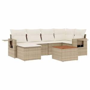 Set Divano da Giardino Beige per Arredamento Esterno - Product Image 2