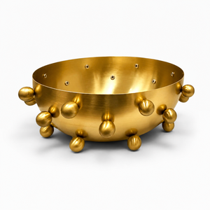 Gold Finished Handmade <b>Chocolate</b> Bowl with Ball Accent Customizable <b>Chocolate</b> Bowls Supplies Custom Sizes Color Available Here - Product Image 1