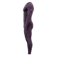 Ensemble de compression personnalisé pour homme : Maillot de sport à manches longues et leggings, séchage rapide, extensible, pour fitness, course à pied et entraînement en salle de sport