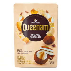 ช็อกโกแลตดรากีฮาลาลแสนอร่อยแบบขายส่ง OEM/ODM ขนมหวาน 75 กรัม ทีรามิสุเคลือบช็อกโกแลต อัลมอนด์ เม็ดมะม่วงหิมพานต์ แมคคาเดเมีย - Product Image 1
