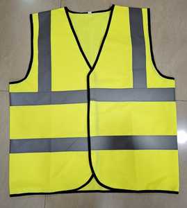 เสื้อกั๊กสะท้อนแสงแบบมองเห็นได้ชัดเจนพร้อมกระเป๋าซิป ปรับแต่งได้ ผลิตจากผ้าโพลีเอสเตอร์ตาข่าย กันน้ำ ปรับแต่งโลโก้ได้ - Product Image 2