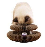 Planche à gratter pour chat pliable pour orgue magique Arbres à chat et grattoir avec fonction de grattage de meulage
