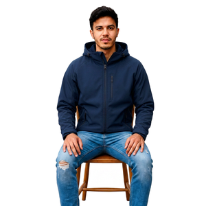 Chaqueta Softshell para Hombre, Fabricante Personalizado, Ropa de Exterior Resistente al Viento, Venta al Por Mayor, Marca Privada, Proveedor de Ropa OEM - Product Image 6