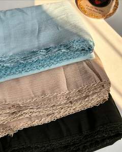 Luxury Woven <b>Scarf</b> Fabric Cotton Polyester Viscose Blend Designer Neckwear Textile Private Label OEM ODM Custom Manufacturer Sup - Product Image 1