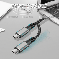 Câble USB Type-C vers Type-C, charge rapide 240W 5A, tressé, PD 3.1, personnalisé, 1m