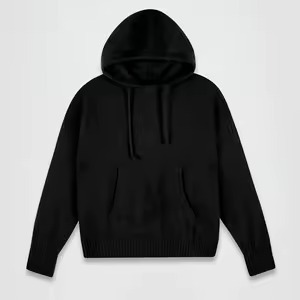 Encuentra un cárdigan con capucha de lana/nailon, tipo suéter, con cremallera, estilo formal, liso, con logotipo personalizado bordado en relieve, de punto extragrande, similar al Icon Zip-Up Fleece. - Product Image 1