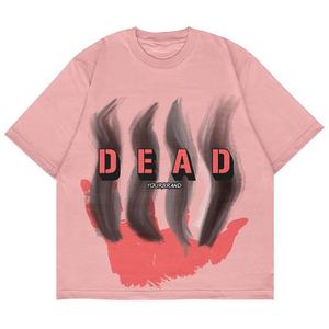 Camisetas Cortas de Verano con Estampado Digital de Moda Urbana para Hombre, Logotipo de Marca Personalizado al por Mayor, Camisetas Modernas de Estilo Hip Hop Y2K - Product Image 3