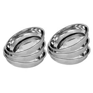 Modern Stainless Steel Conical Salad Bowl <b>Large</b> Metal Mixing Basin Industrial Style Fruit Bowl Durable Tableware for Restaurant - Product Image 3