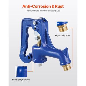 Rubinetto Esterno Antigelo con Filettatura NPT da 1 pollice, Connessione Tubo da 3/4 pollici, Gruppo Idrante Completo, Bibcocks Antigelo - Product Image 3