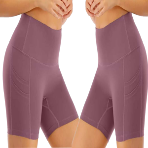 Shorts d'été décontractés en coton et lin pour femme, taille haute, amples, avec cordon de serrage et poches, shorts de plage respirants, vente en gros, shorts de sport pour femme - Product Image 6