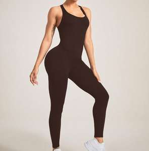 Venta al por Mayor de Bodys y Monos Deportivos Sin Costuras para Mujer, Tallas Grandes, Trajes de Yoga y Playsuits - Product Image 3