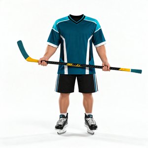 Professional Ice Hockey Sportswear Custom Jersey Breathable Polyester Sublimated Team Kit Plus Size Game Apparel - Product Image 4