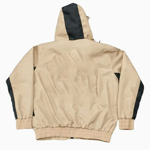 Ensemble coupe-vent et short pour homme en polyester de qualité supérieure 2026, avec veste zippée 3/4 en nylon, deux pièces - Product Image 5