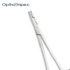 Porte-aiguille vétérinaire manuel en acier inoxydable pour la chirurgie animale et l'utilisation clinique - Product Image 5