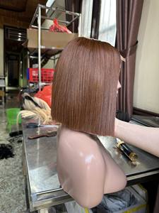8 Inches Bone Straight Bob Wig Human <b>Hair</b> Lace Frontal Wig Vendor Vietnamese Bob Wigs for Wholesale Price - Product Image 5