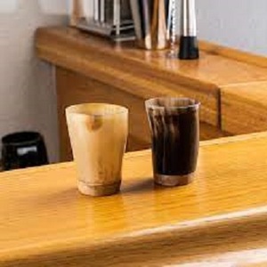 Handmade Custom Shape Viking Drinking Horn Glass Beer/<b>Wine</b> Cup Standard Quality Agate Horn Glass - Product Image 2