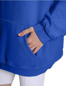 Sudadera con Capucha Gruesa Personalizada con Logotipo para Mujer, con Capucha en la Parte Delantera - Product Image 2