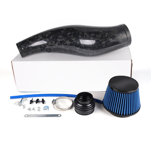 Tuyau d'admission d'air en fibre de carbone forgé avec filtre à air pour 92-00 Honda Civic EK EG - Product Image 3