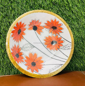 Elegant Vintage Antique Luxury <b>Mango</b> <b>Wood</b> Serving <b>Bowl</b> Artisan Craft Polished Eco-Friendly Stocked Customizable - Product Image 5