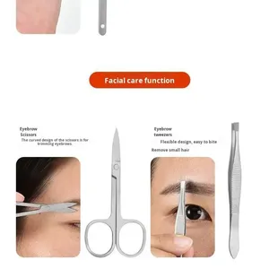 Household Carbon Steel Manicure Pedicure Set 19-Piece <b>Nail</b> Clipper <b>Nail</b> Scissors Set BY ANAAIF ENTERPRISES - Product Image 5