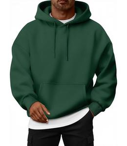 Sudadera con capucha para hombre, de manga larga, cuello caído, forro 100% algodón, cómoda, talla grande, personalizable, la más vendida. - Product Image 1