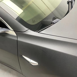 Film vinyle pour changement de couleur de carrosserie de voiture avec garantie de 3 ans - Mat givré, anti-UV, anti-rayures, protection de la vie privée, épaisseur 7,5 mil - Product Image 3
