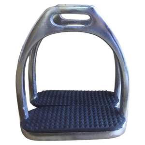 Étriers flexibles Étriers d'équitation de sécurité Étriers de cheval anglais avec tampon en caoutchouc antidérapant Accessoires pour outils d'équitation - Product Image 2