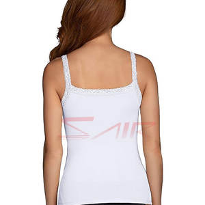 Camisetas sin Mangas de Fibra de Bambú para Mujer, Diseño Personalizado, Alta Calidad, Estampado Sólido, Estilo Casual Moderno, Tallas Grandes para Verano - Product Image 5