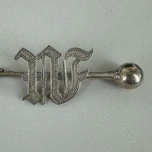 เข็มกลัดเงินสเตอร์ลิงโบราณสไตล์สก็อตติช ตัวอักษร W สำหรับตกแต่งชุดแบบดั้งเดิม ผลิตภัณฑ์จากโรงงาน - Product Image 5