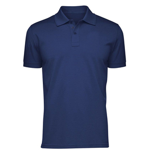 Men's Light <b>Blue</b> <b>Polo</b> <b>Shirt</b> Short Sleeve Knitted Solid Color Casual Regular Fit Breathable 100% Cotton Pique Fabric - Product Image 2