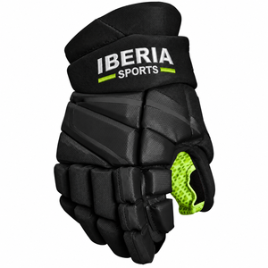 Guantes de Hockey sobre Hielo IBERIA Premium Negros con Acolchado Protector, Guantes para Jugadores de Hockey, Personalizados, OEM, Venta al Por Mayor - Product Image 2