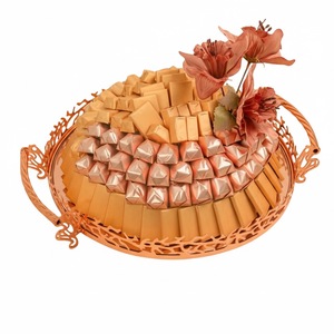 Standard Design Home <b>Table</b> Decorative Chocolate <b>Tray</b> Fine Quality Metal Chocolate <b>Tray</b> Dessert Platter For All Special Occasions - Product Image 6