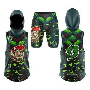 Tenues de football 7v7 personnalisées pour hommes adultes, respirantes, 100 % polyester, ensemble entièrement imprimé, en vente en ligne 2026 - Product Image 6