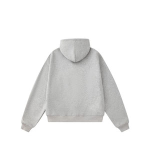 เสื้อฮู้ดดี้โอเวอร์ไซส์ทรงครอป ผ้าฝ้าย 100% หนานุ่ม สไตล์สตรีทแวร์ แบบเรียบ ไม่มีเชือกผูก สำหรับผู้ชาย - Product Image 5