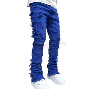 Pantalones de Lona Ligeros de Diseño Moderno, Cintura Media, Corte Ajustado, Estilo Casual de Alta Calidad para un Look Vanguardista - Product Image 3