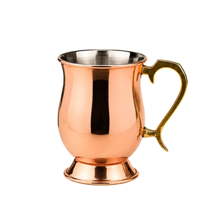 Ensemble de verres à eau en cuivre pur faits à la main avec motif floral gravé, finition antique, gobelet ayurvédique pour la maison et l'hôtel - Product Image 2