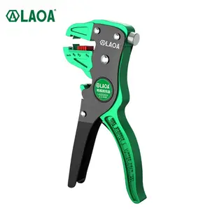 LAOA-Pelacables automático para electricista, alicates Pelacables de 0,2 a 4mm, ajuste de longitud de rango