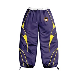 Ensemble de survêtement d'hiver respirant et léger personnalisé, coupe-vent, deux pièces, fermeture éclair réfléchissante, polyester/nylon, veste et pantalon de survêtement - Product Image 6