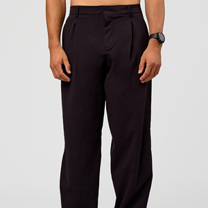 Pantalones Deportivos de Algodón Personalizados al por Mayor, Talla Grande, Casuales, Ecológicos, Transpirables, con Cierre de Cordón, para Hombre, de Pierna Recta - Product Image 1