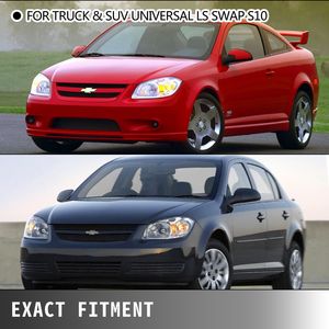 Collettori Turbo Corti in Acciaio Inox da 1 3/4 Pollici per Conversione Motore LS, Sistema di Scarico Tuning - Product Image 3