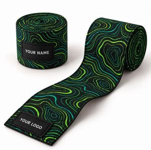 HOMIZON ENTERPRISES HE-HB-1 OEM ODM Bandages de boxe personnalisés élastiques pour MMA, respectueux de l'environnement, ajustement universel, 2 pièces, tailles personnalisées - Product Image 5