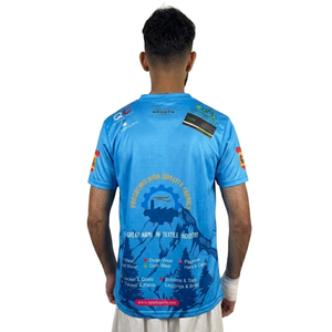 เสื้อยืดพิมพ์ลายแบบซับลิเมชั่นคุณภาพสูงลดราคาพิเศษ เสื้อยืดซับลิเมชั่นทั้งตัว พิมพ์ลายตามสั่ง เสื้อยืดลำลองผู้ชายแบบซับลิเมชั่น - Product Image 6